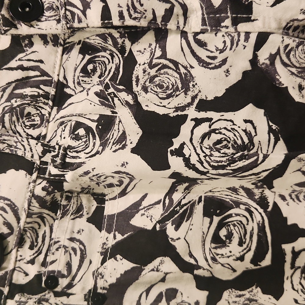 Rose Pattern Pants - image 2